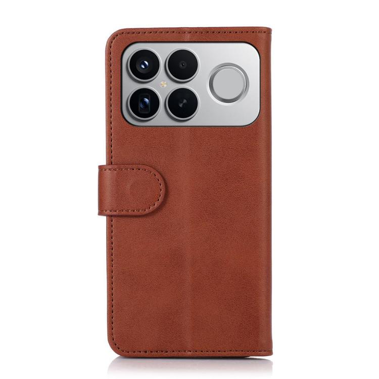 For Redmi K90 Pro Max/Poco F8 Ultra Cow Texture Leather Phone Case