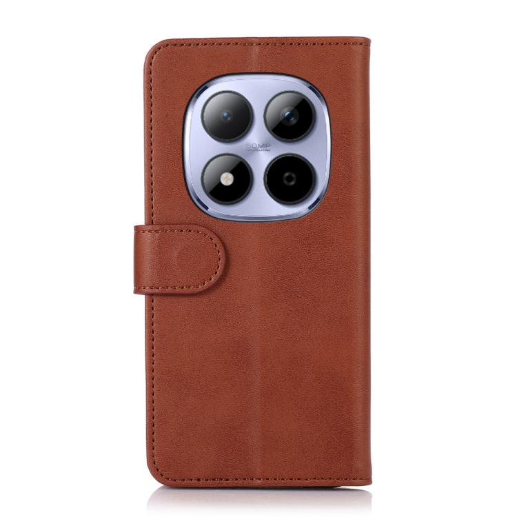 For Redmi Note 15 Pro 4G Global 163.2mm Cow Texture Leather Phone Case