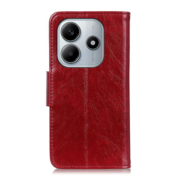 For Redmi Note 14 4G 164.84mm Nappa Texture Horizontal Flip Leather Phone Case