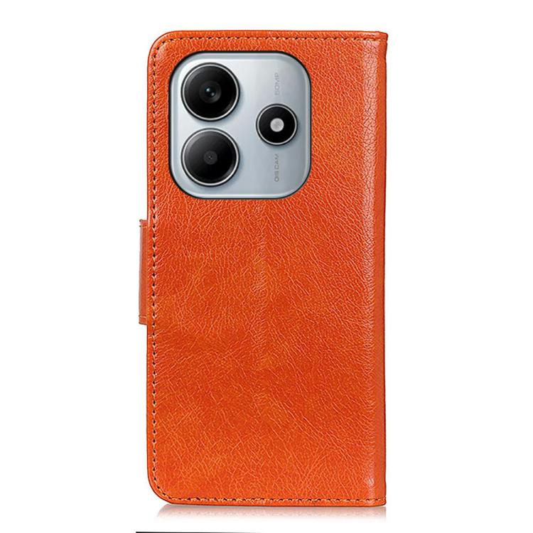 For Redmi Note 14 4G 164.84mm Nappa Texture Horizontal Flip Leather Phone Case