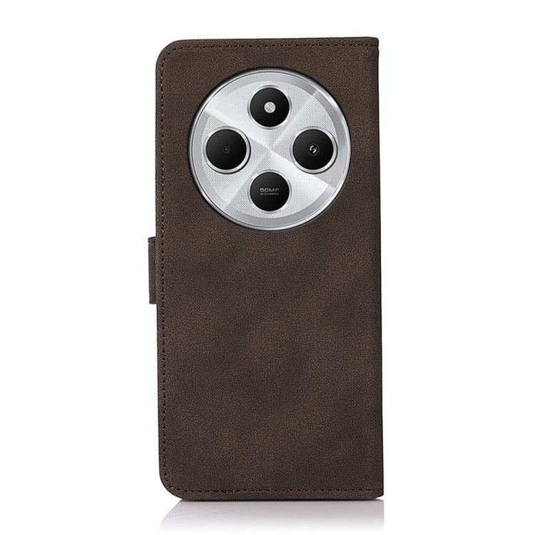 For Redmi 14C 4G KHAZNEH Matte Texture Leather Phone Case