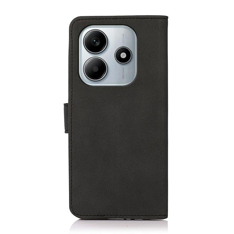 For Redmi Note 14 4G 164.84mm KHAZNEH Matte Texture Leather Phone Case