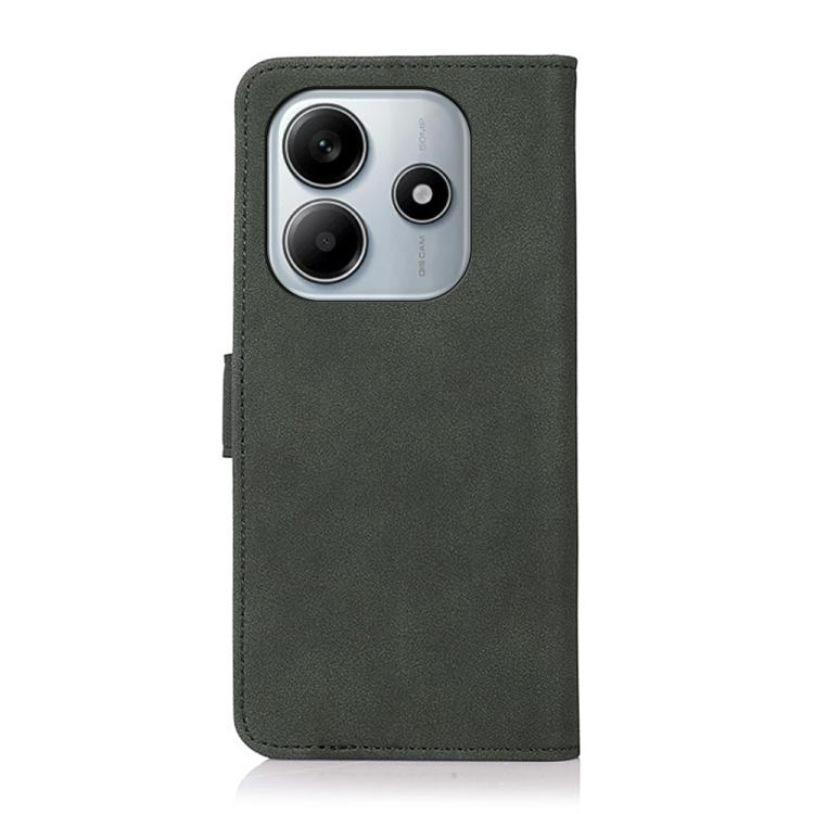For Redmi Note 14 4G 164.84mm KHAZNEH Matte Texture Leather Phone Case