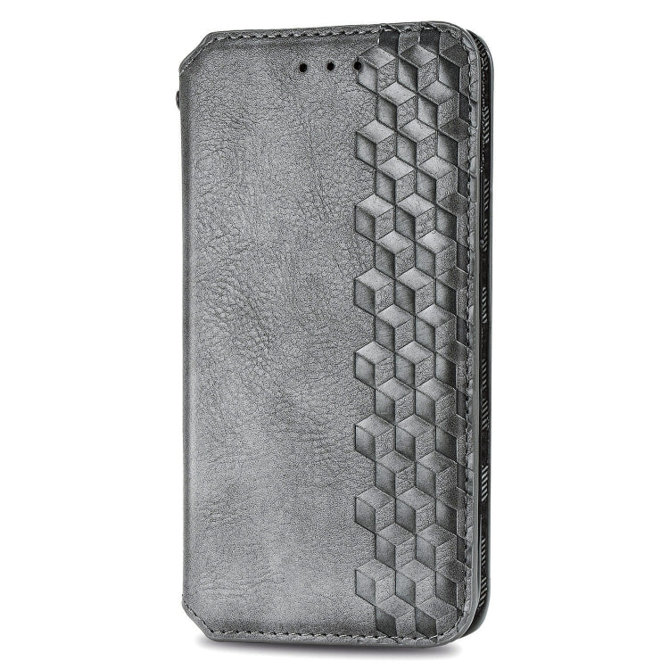 For Samsung Galaxy A31 Cubic Grid Pressed Horizontal Flip Magnetic PU Leather Case with Holder & Card Slots & Wallet