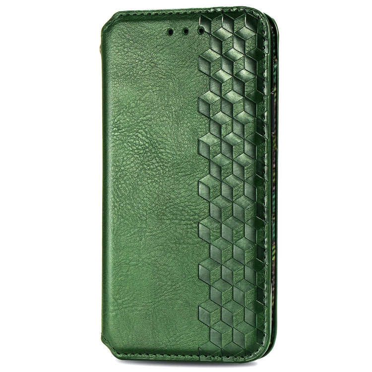 For Samsung Galaxy M31 Cubic Grid Pressed Horizontal Flip Magnetic PU Leather Case with Holder & Card Slots & Wallet
