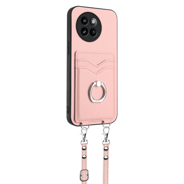 For Xiaomi Civi 4 Pro 5G R20 Crossbody Rope Ring Card Holder Phone Case