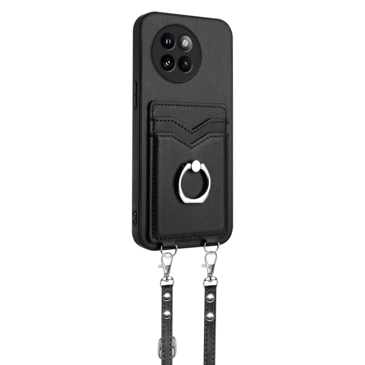 For Xiaomi Civi 4 Pro 5G R20 Crossbody Rope Ring Card Holder Phone Case