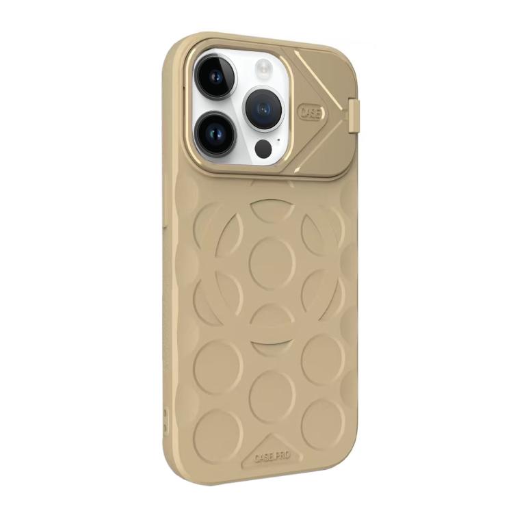 For iPhone 14 Pro Max Lens Frame Holder MagSafe PC Hybrid TPU Phone Case