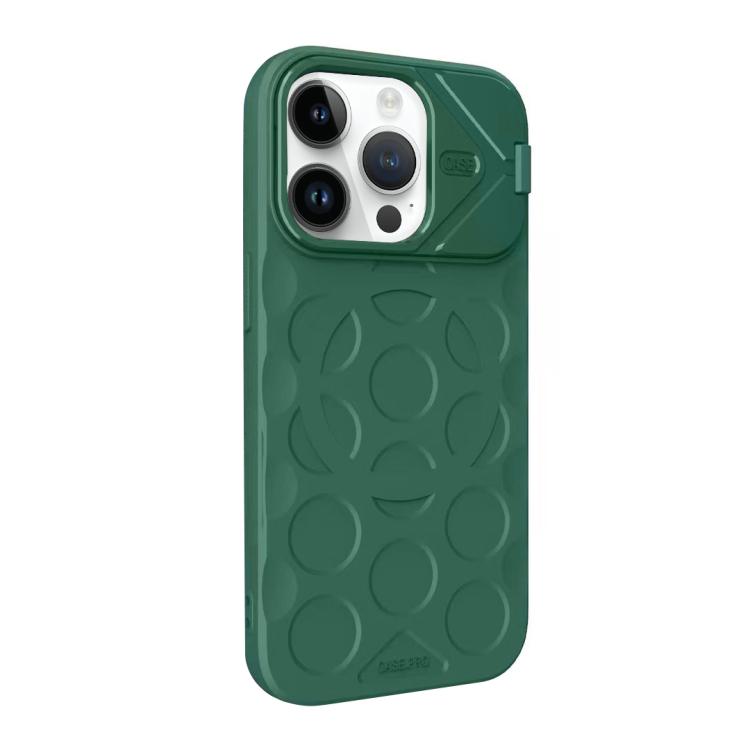For iPhone 13 Pro Max Lens Frame Holder MagSafe PC Hybrid TPU Phone Case