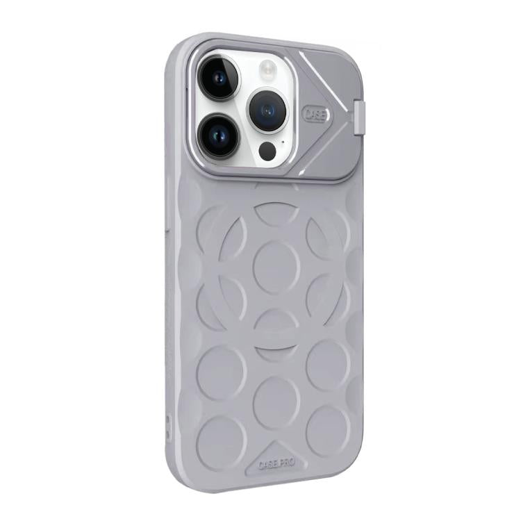 For iPhone 13 Pro Lens Frame Holder MagSafe PC Hybrid TPU Phone Case