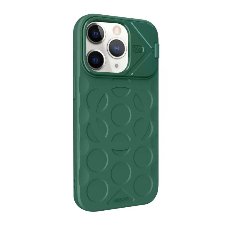 For iPhone 11 Pro Max Lens Frame Holder MagSafe PC Hybrid TPU Phone Case