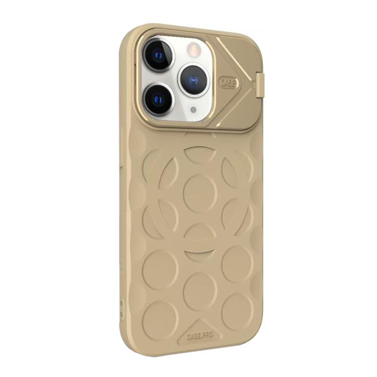 For iPhone 11 Pro Max Lens Frame Holder MagSafe PC Hybrid TPU Phone Case