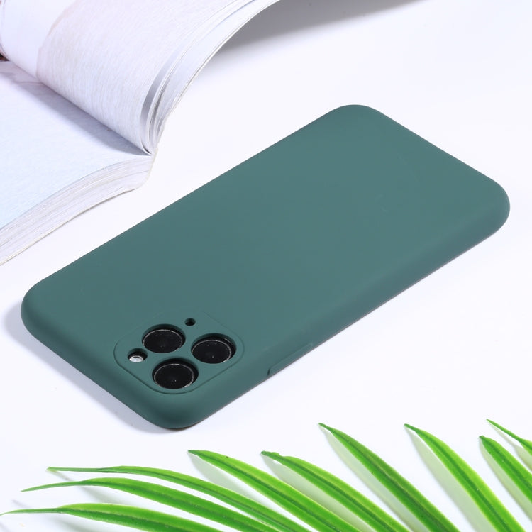 For iPhone 11 Pro Silicone Camera Precision Hole Phone Protective Case