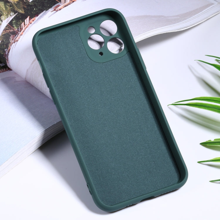For iPhone 11 Pro Silicone Camera Precision Hole Phone Protective Case