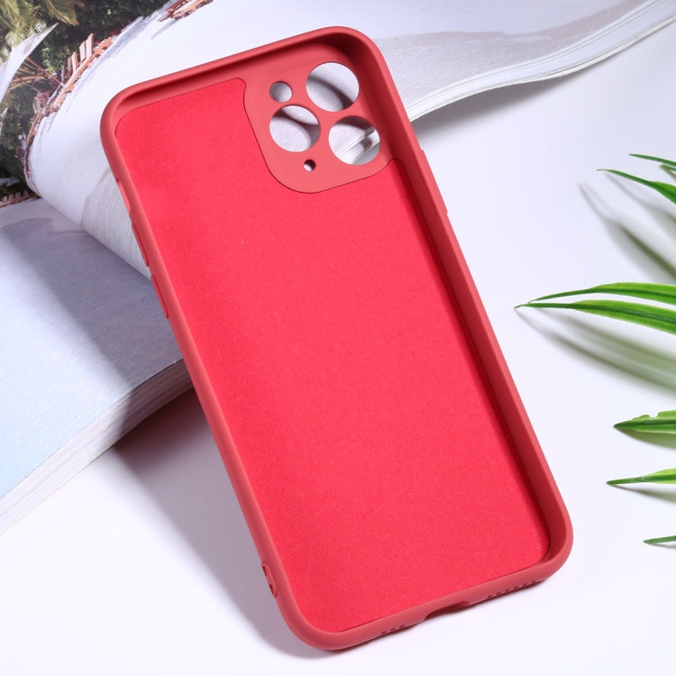 For iPhone 11 Pro Silicone Camera Precision Hole Phone Protective Case