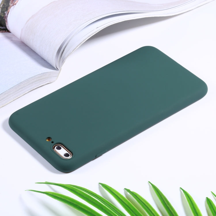For iPhone 8 Plus / 7 Plus Silicone Camera Precision Hole Phone Protective Case