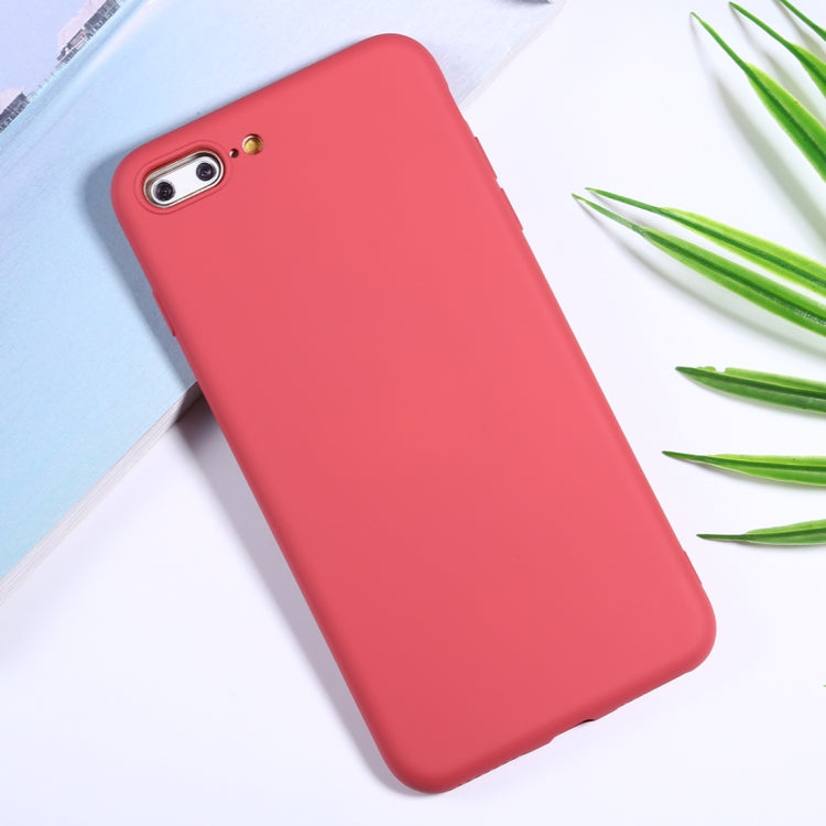 For iPhone 8 Plus / 7 Plus Silicone Camera Precision Hole Phone Protective Case