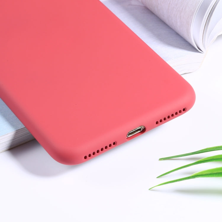 For iPhone 8 Plus / 7 Plus Silicone Camera Precision Hole Phone Protective Case