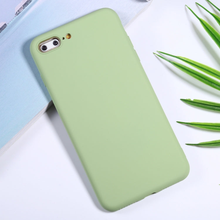 For iPhone 8 Plus / 7 Plus Silicone Camera Precision Hole Phone Protective Case