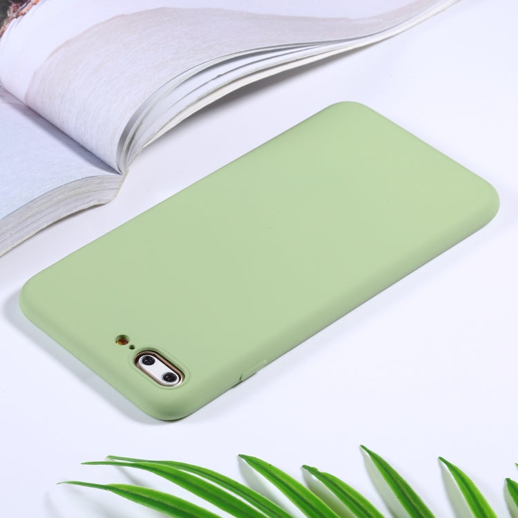For iPhone 8 Plus / 7 Plus Silicone Camera Precision Hole Phone Protective Case