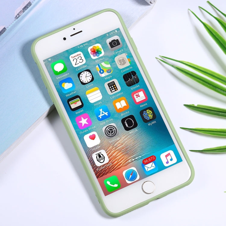 For iPhone 8 Plus / 7 Plus Silicone Camera Precision Hole Phone Protective Case