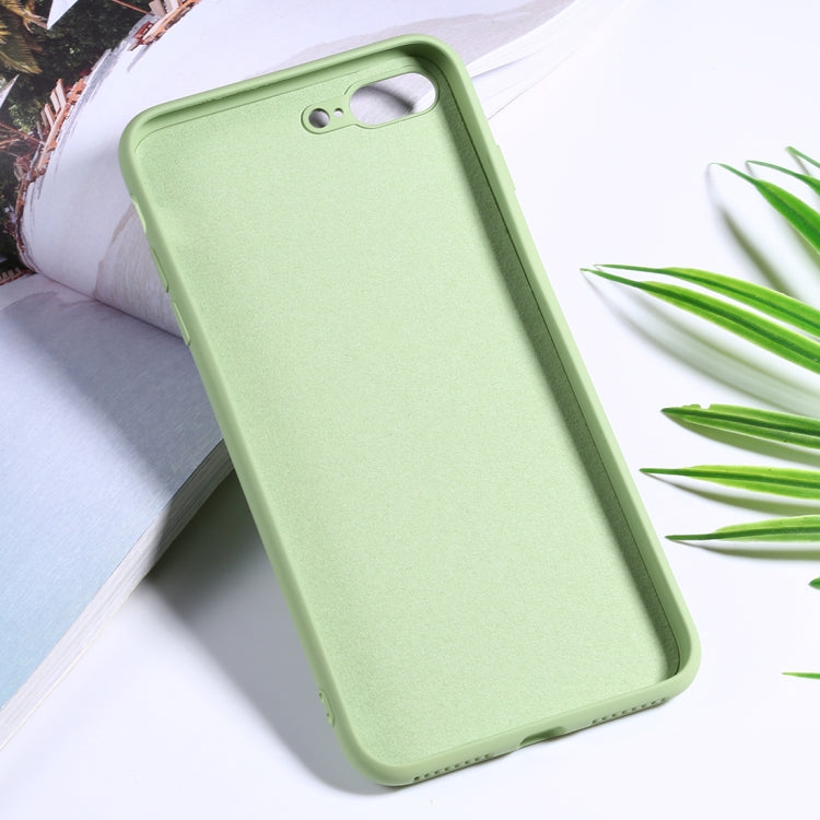 For iPhone 8 Plus / 7 Plus Silicone Camera Precision Hole Phone Protective Case