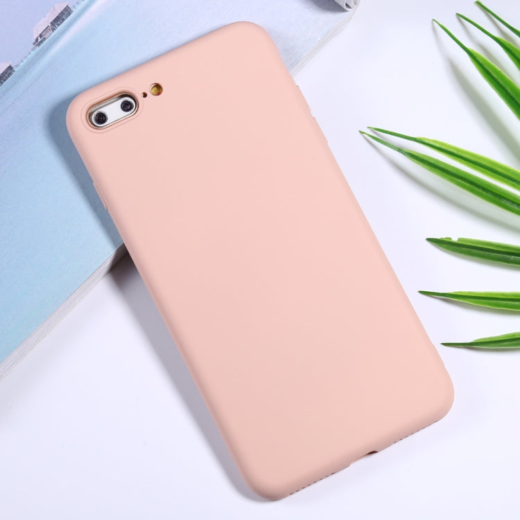 For iPhone 8 Plus / 7 Plus Silicone Camera Precision Hole Phone Protective Case