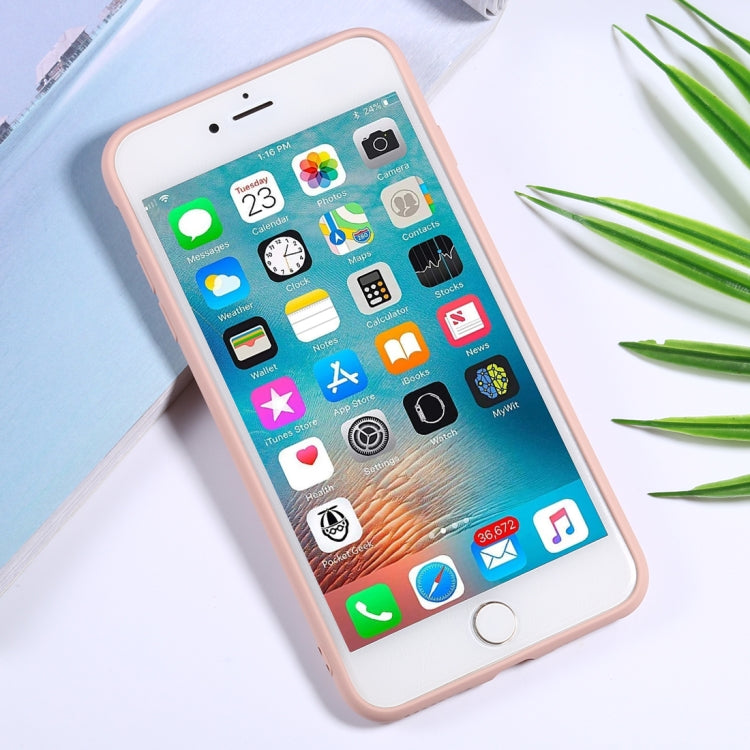 For iPhone 8 Plus / 7 Plus Silicone Camera Precision Hole Phone Protective Case