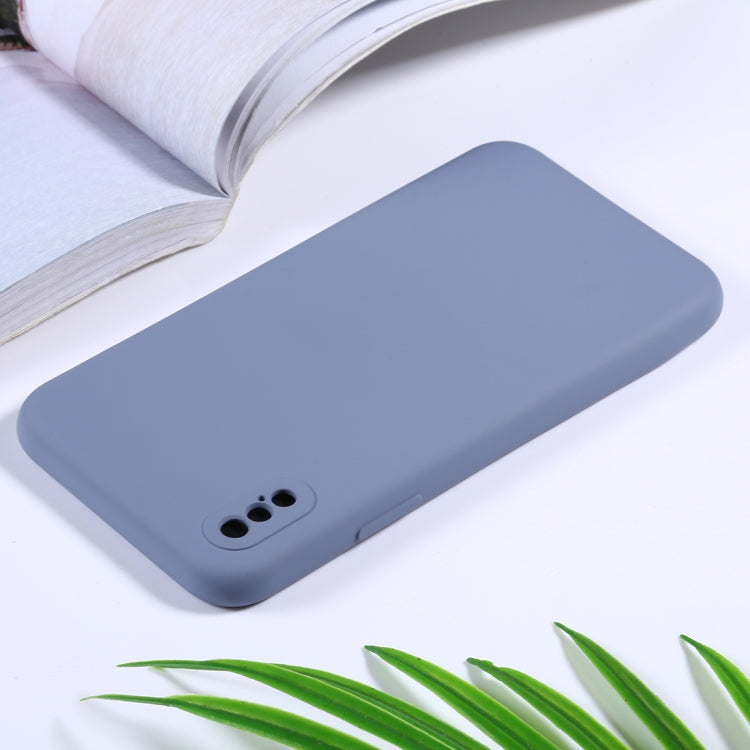 For iPhone X / XS Silicone Camera Precision Hole Phone Protective Case