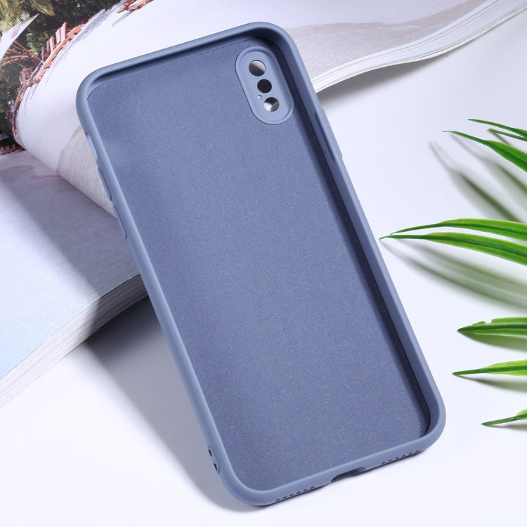 For iPhone X / XS Silicone Camera Precision Hole Phone Protective Case