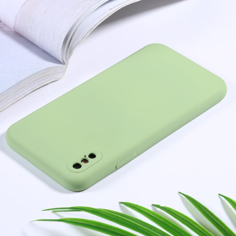 For iPhone X / XS Silicone Camera Precision Hole Phone Protective Case
