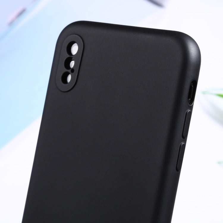 For iPhone XR Silicone Camera Precision Hole Phone Protective Case