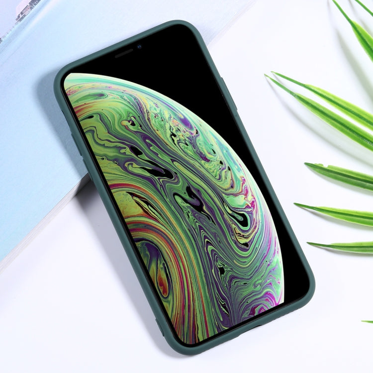 For iPhone XR Silicone Camera Precision Hole Phone Protective Case