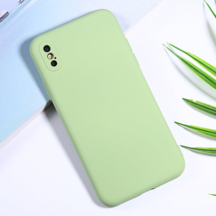 For iPhone XR Silicone Camera Precision Hole Phone Protective Case