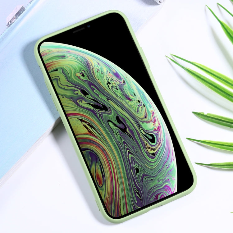 For iPhone XR Silicone Camera Precision Hole Phone Protective Case