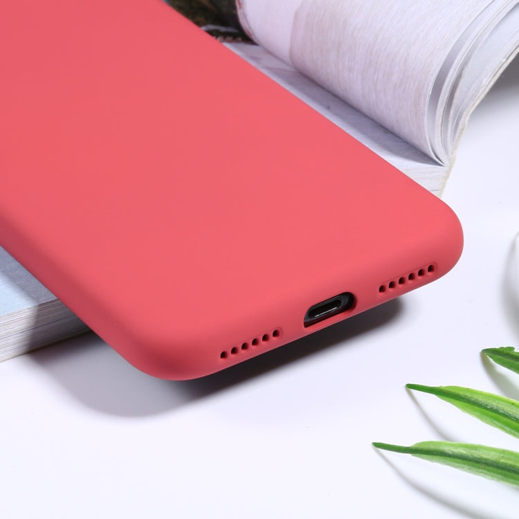 For iPhone XS Max Silicone Camera Precision Hole Phone Protective Case
