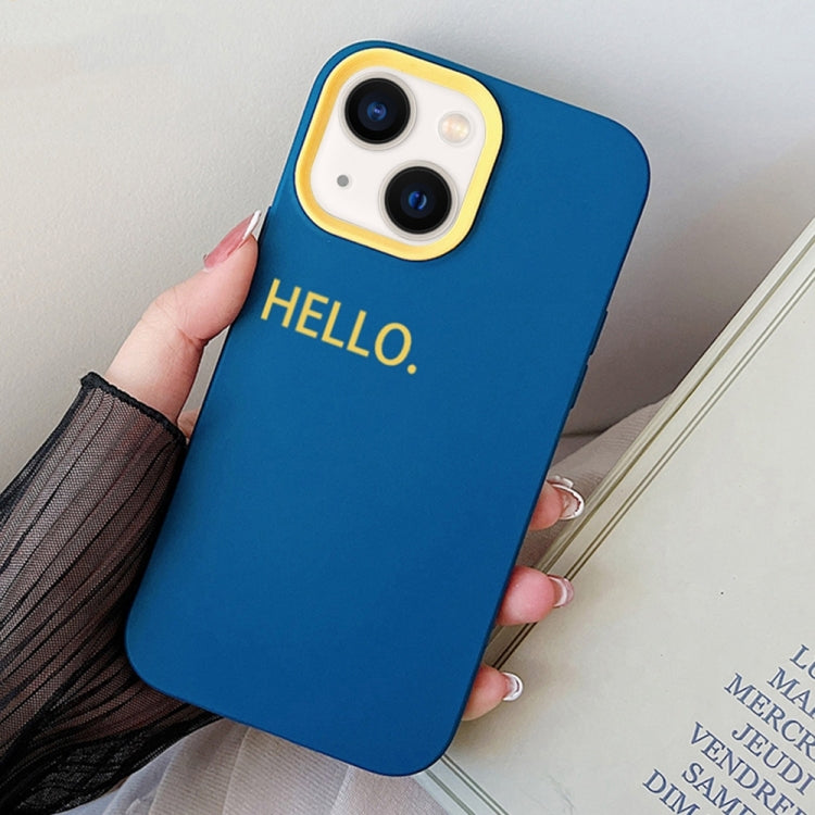 For iPhone 14 Plus HELLO Word PC Hybrid TPU Phone Case
