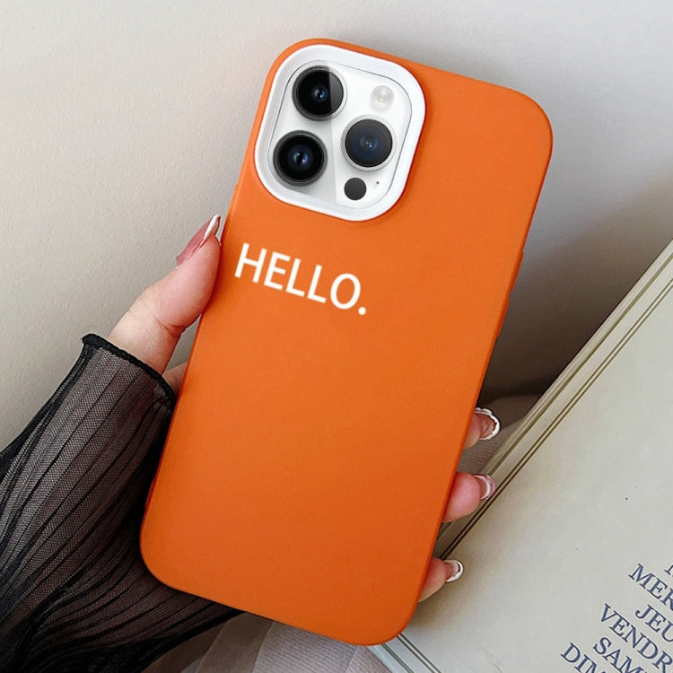 For iPhone 12 / 12 Pro HELLO Word PC Hybrid TPU Phone Case