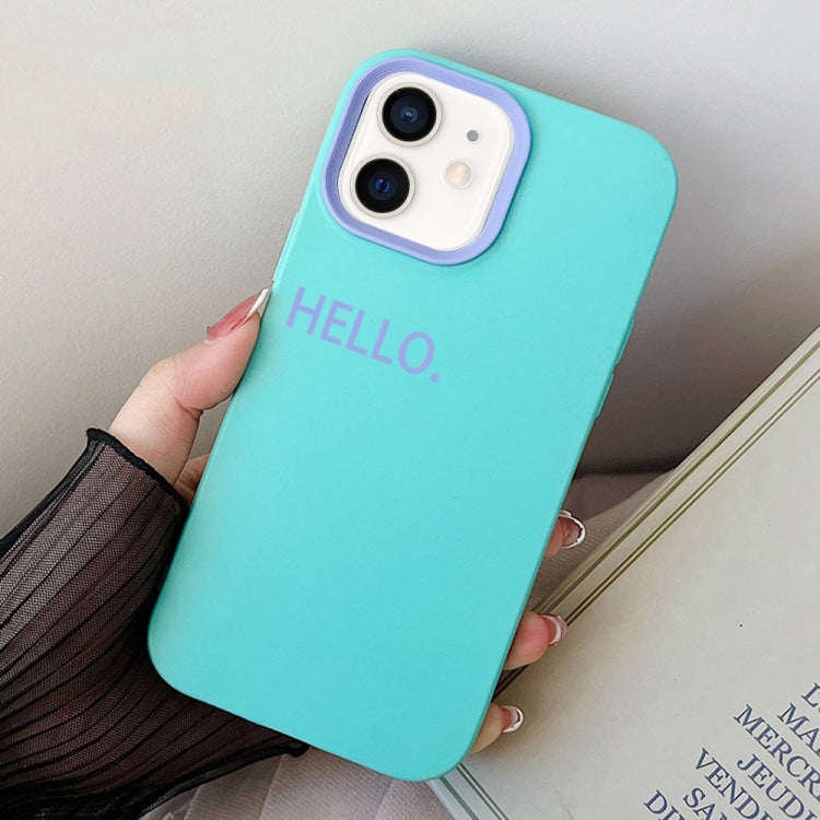 For iPhone 11 HELLO Word PC Hybrid TPU Phone Case