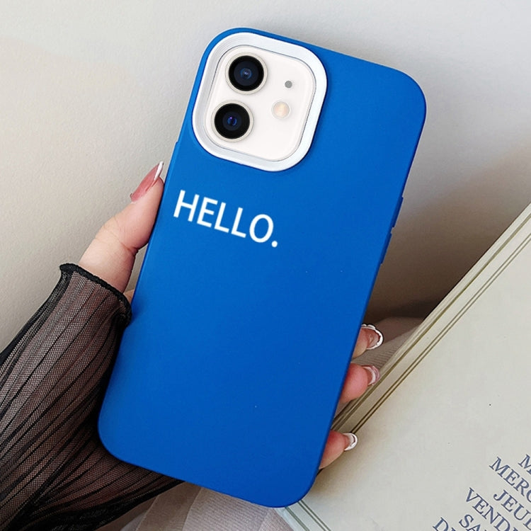 For iPhone 11 HELLO Word PC Hybrid TPU Phone Case
