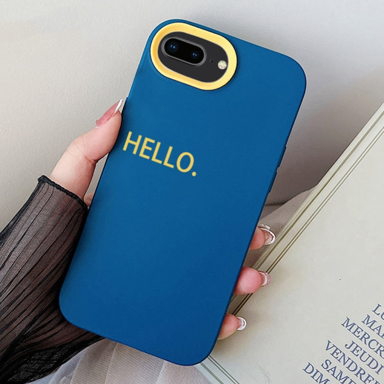 For iPhone 7 Plus / 8 Plus HELLO Word PC Hybrid TPU Phone Case