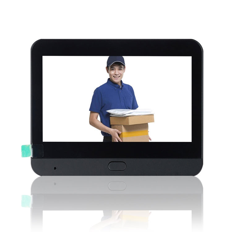 SY-35 4.3 inch Color Screen Graffiti Hidden 1080P WiFi Smart Cat Eye Video Doorbell - Black