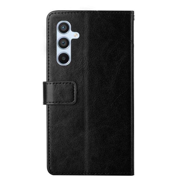For Samsung Galaxy S25 5G Y-shaped Pattern Flip Leather Phone Case