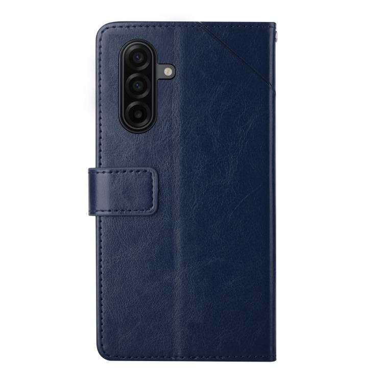 For Galaxy S26 FE 5G Y-shaped Pattern Flip Leather Phone Case