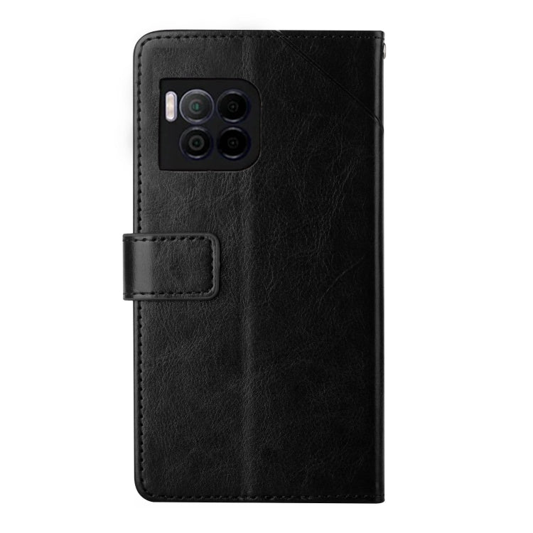 For T-Mobile REVVL 7 Pro 5G Y-shaped Pattern Flip Leather Phone Case