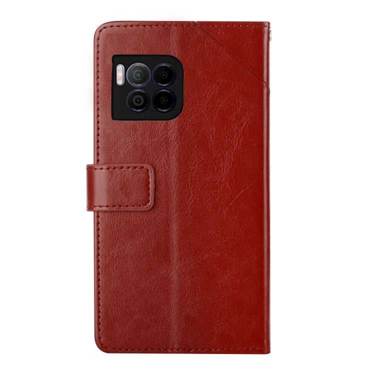 For T-Mobile REVVL 7 Pro 5G Y-shaped Pattern Flip Leather Phone Case
