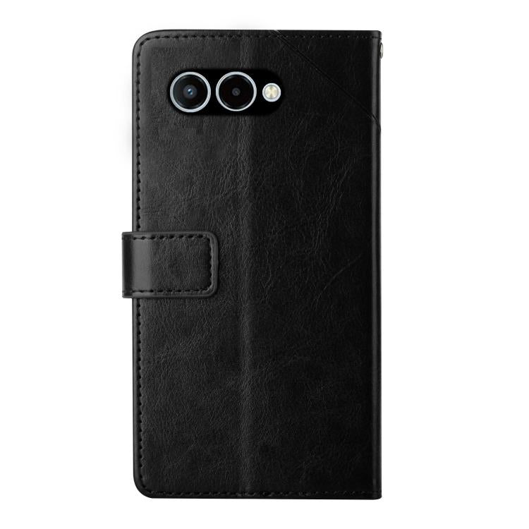For T-Mobile Revvl 8 5G Y-shaped Pattern Flip Leather Phone Case
