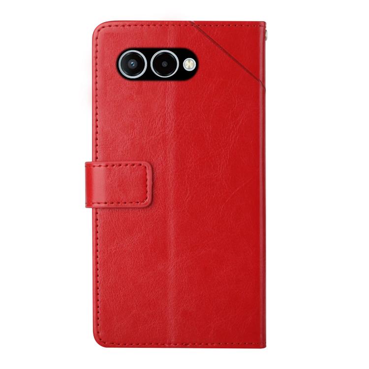 For T-Mobile Revvl 8 5G Y-shaped Pattern Flip Leather Phone Case