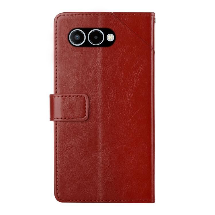 For T-Mobile Revvl 8 5G Y-shaped Pattern Flip Leather Phone Case