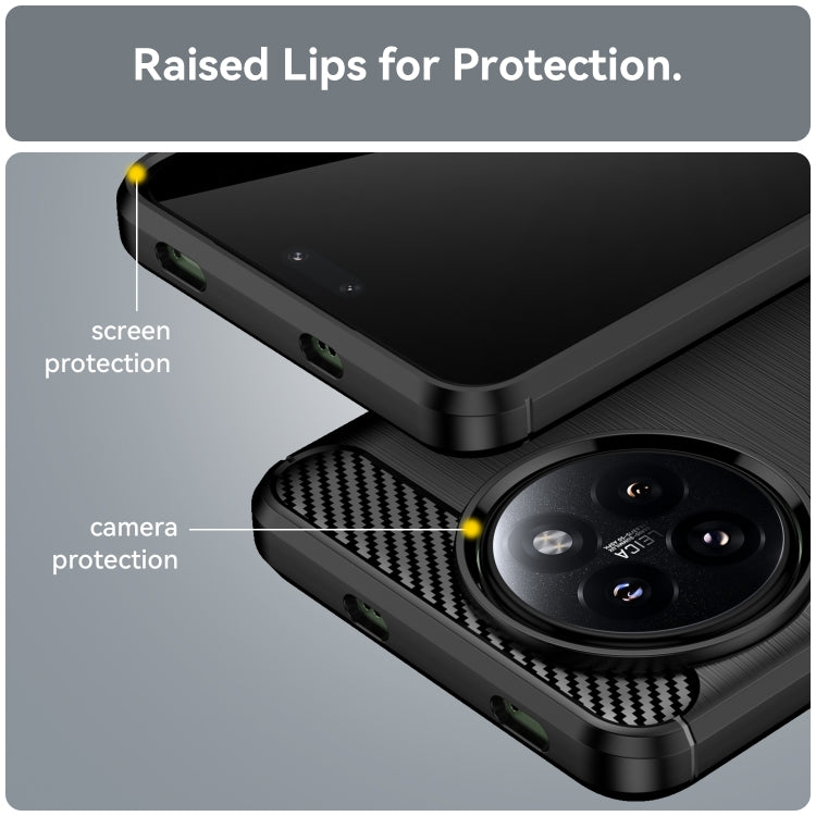 For Xiaomi Civi 4 Pro Carbon Fiber Brushed Texture TPU Phone Case